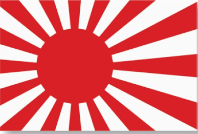 旭日旗モチーフ（JAPAN）
